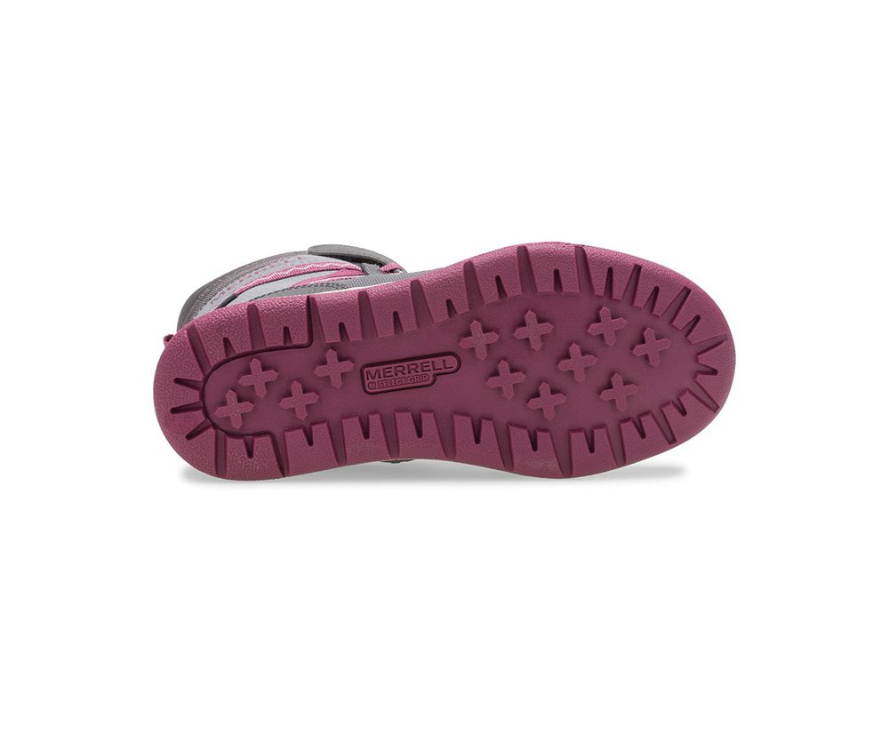 Merrell Støvler Børn - Snow Crush 2.0 Waterproof - Grå - DEN273185